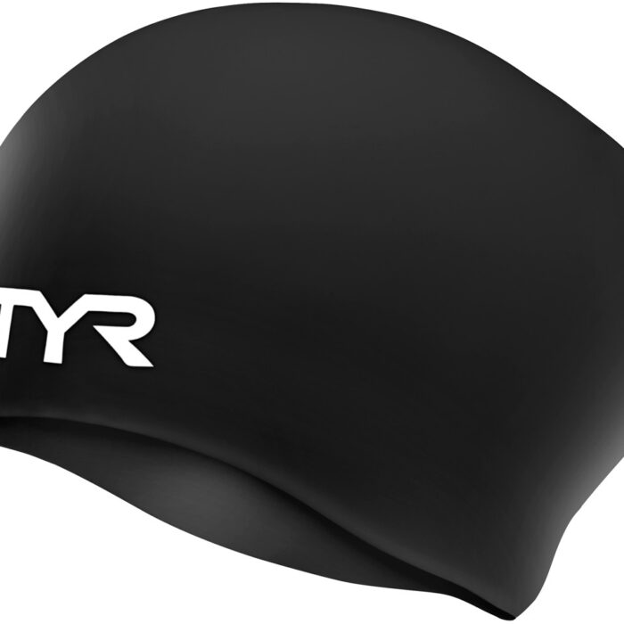 TYR Long Hair Silicone Cap - Black