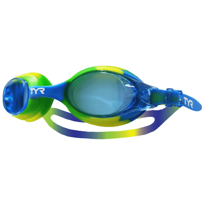 TYR Comet Tie Dye Junior Goggle - Blue/Green