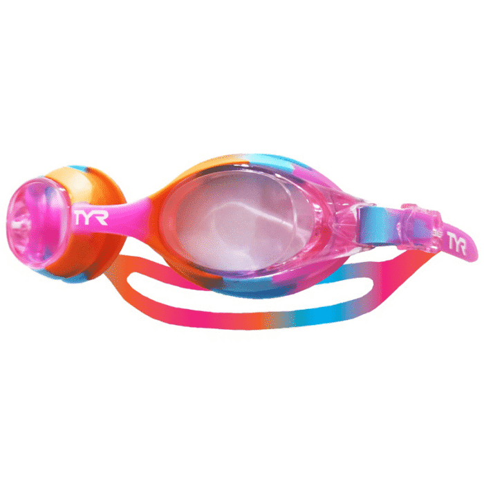 TYR Comet Tie Dye Junior Goggle - Blue/Pink
