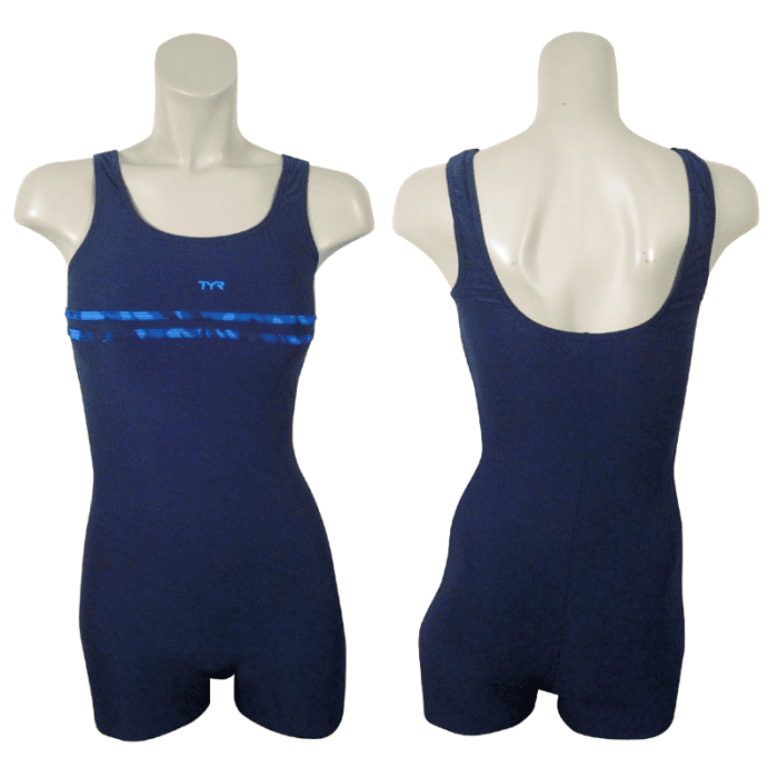 TYR Binding Aqua Unitard - Navy/Blue