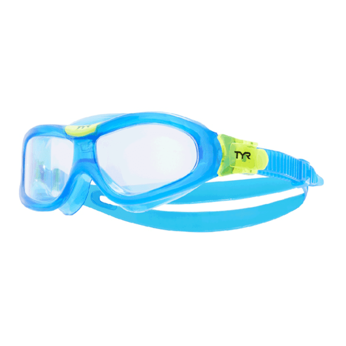TYR Orion Kids Swim Mask - Clear Blue