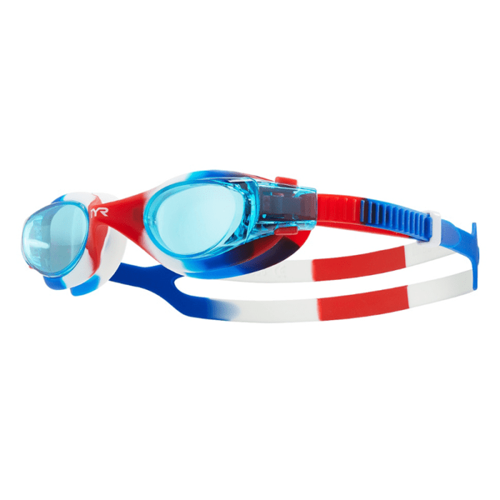 TYR Vesi Tie-Dye Goggle - Blue/Red