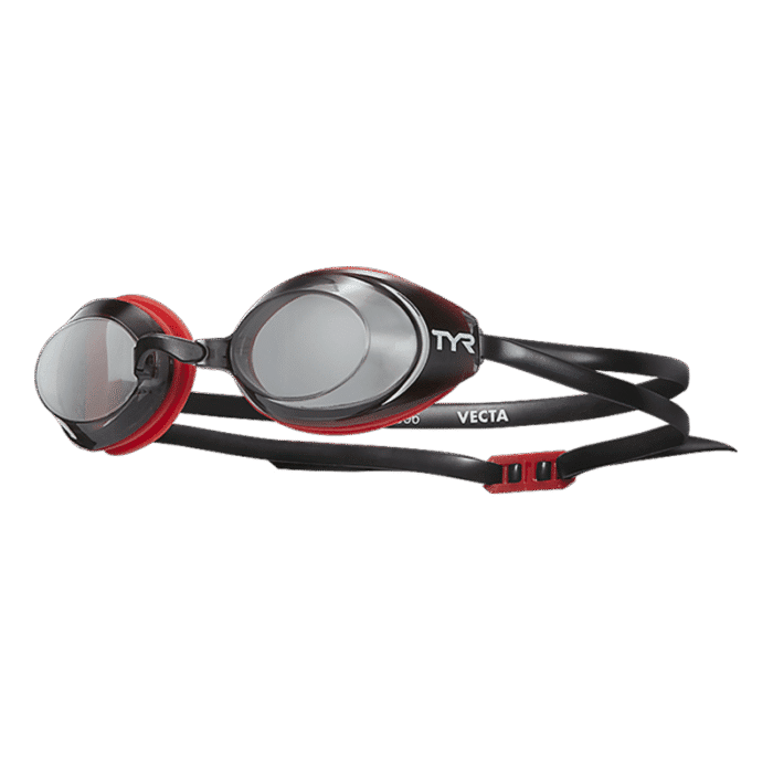TYR New Vector Racing Mirrored - Smoke/Red
